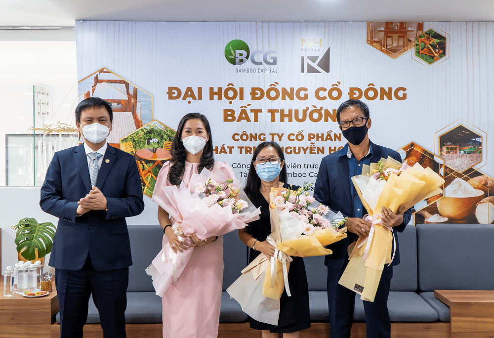 ĐHĐCĐ Bất thường năm 2021 CTCP Phát triển Nguyễn Hoàng - Thông qua nội dung đăng ký công ty đại chúng và dự kiến giao dịch cổ phiếu trên Upcom