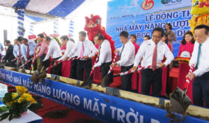 Lễ động thổ dự án nhà máy năng lượng mặt trời đầu tiên tại Long An