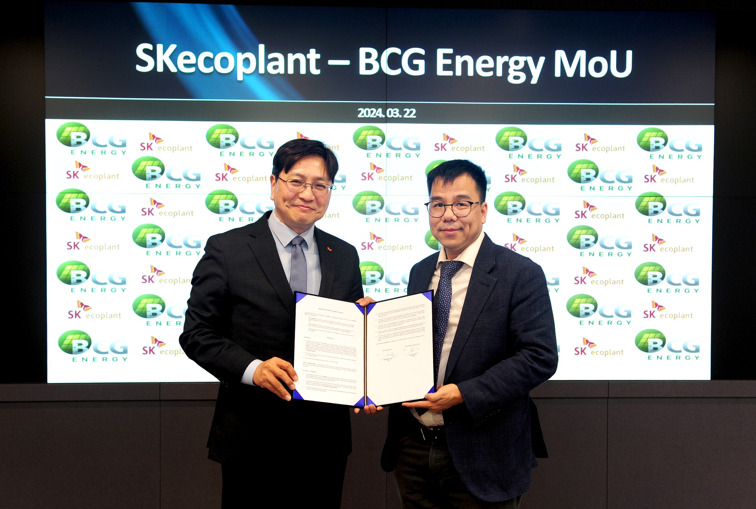 SK ECOPLANT và BCG ENERGY Hợp tác phát triển hơn 700 MW Năng lượng tái tạo tại Việt Nam