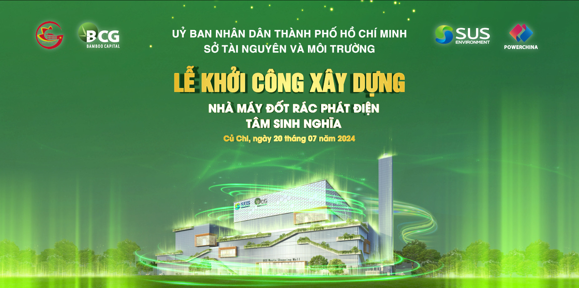 Tập đoàn Bamboo Capital khởi công xây dựng nhà máy đốt rác phát điện Tâm Sinh Nghĩa tại Thành phố Hồ Chí Minh